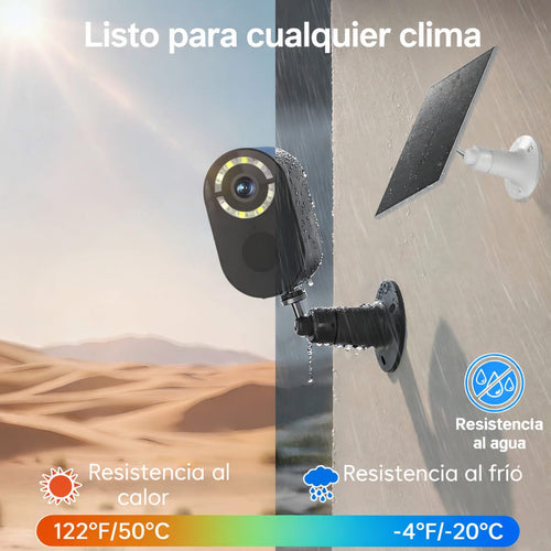 Cámara IP Solar Inalámbrica 3MP